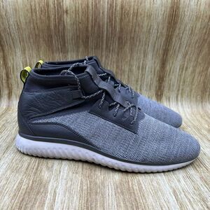 Cole Haan GrandMotion Mid Men's Size‎ 10 M Sneakers Grey Knit Shoes C30662